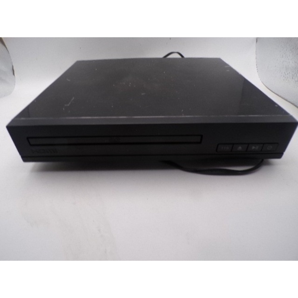 Onn HDMI DVD Player W TTS Model ONA19DP005 Black Portable‎ Tested